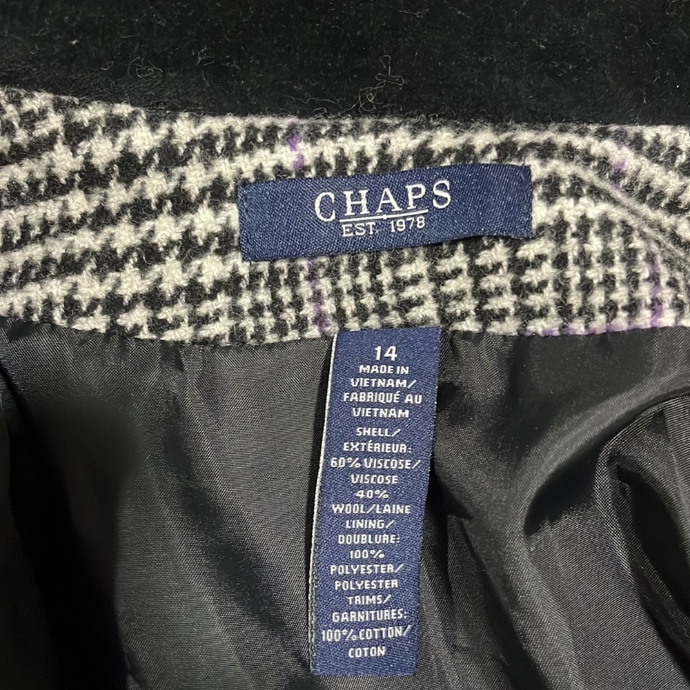 Chaps classically styled checked jacket. - Picture 4 of 4